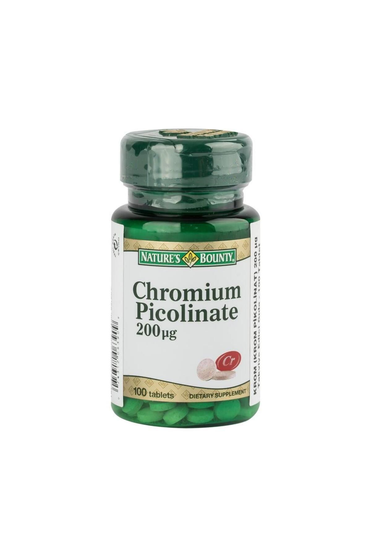 Natures Bounty - Chromium Picolinate 200 Mcg 100 Tablet 074312063909
