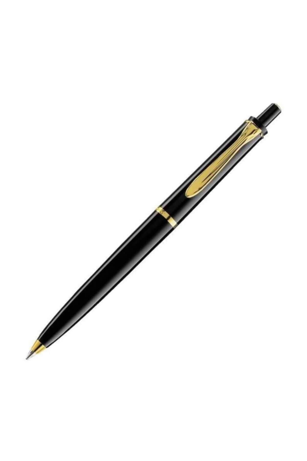 Pelikan Tükenmez Kalem 14 Ayar Altın Kaplama Siyah K200