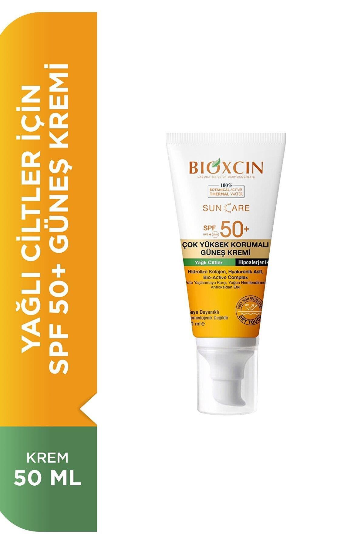 Bioxcin Care Güneş Kremi Yağlı Ciltler Spf50 50 ml 2 Adet