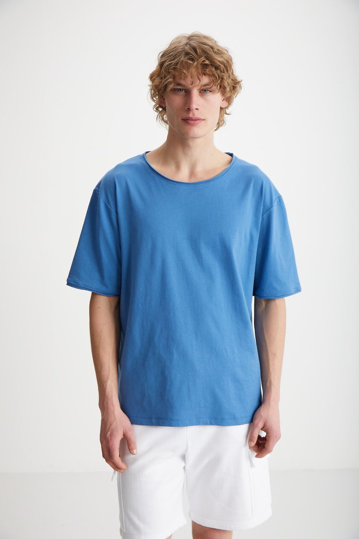 GRIMELANGE DAVINSONO Erkek Mavi T-Shirt