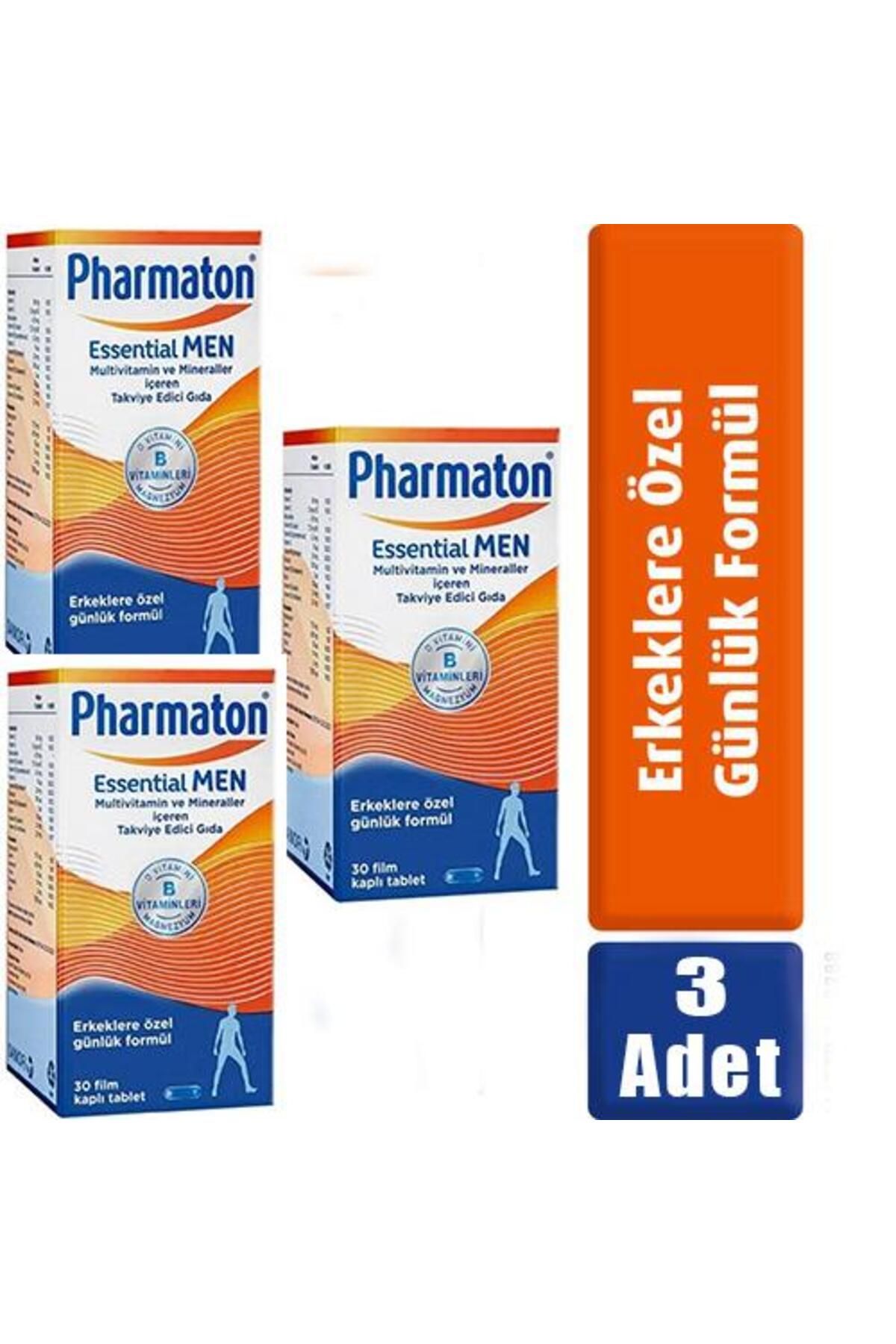 Pharmaton Essential Men 30 Tablet 3 Adet