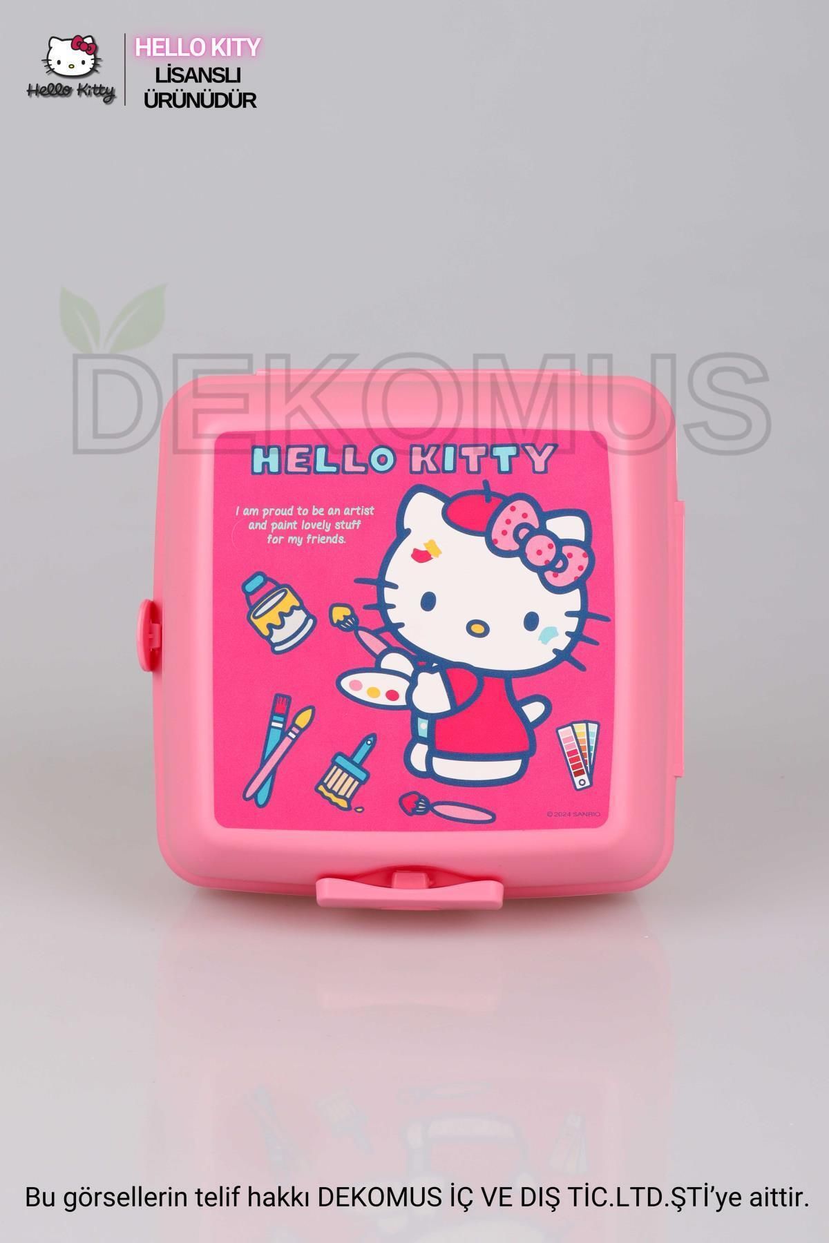 Hello Kitty YENİ SEZON LİSANSLI HELLO KITTY 2 KATLI BESLENME KUTUSU / LUNCH BOX