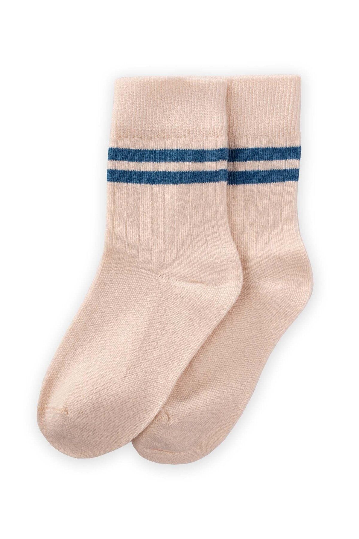Cigit Çemberli Soket Çorap 2-9 Yaş İndigo Mavi