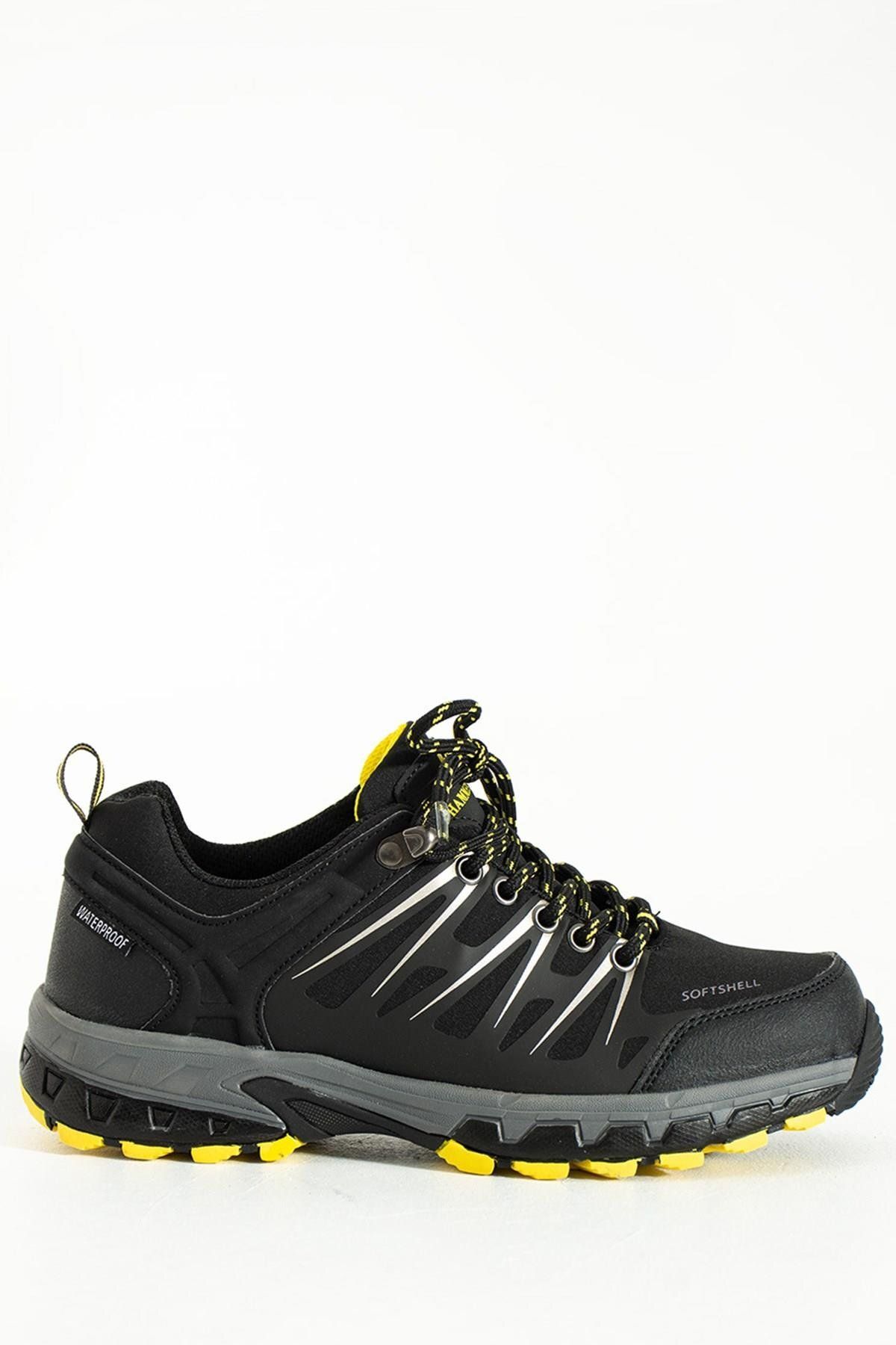 Hammer Jack Garson Ayakkabı Su Geçirmez Siyah-sarı Outdoor Unisex Ayakkabı