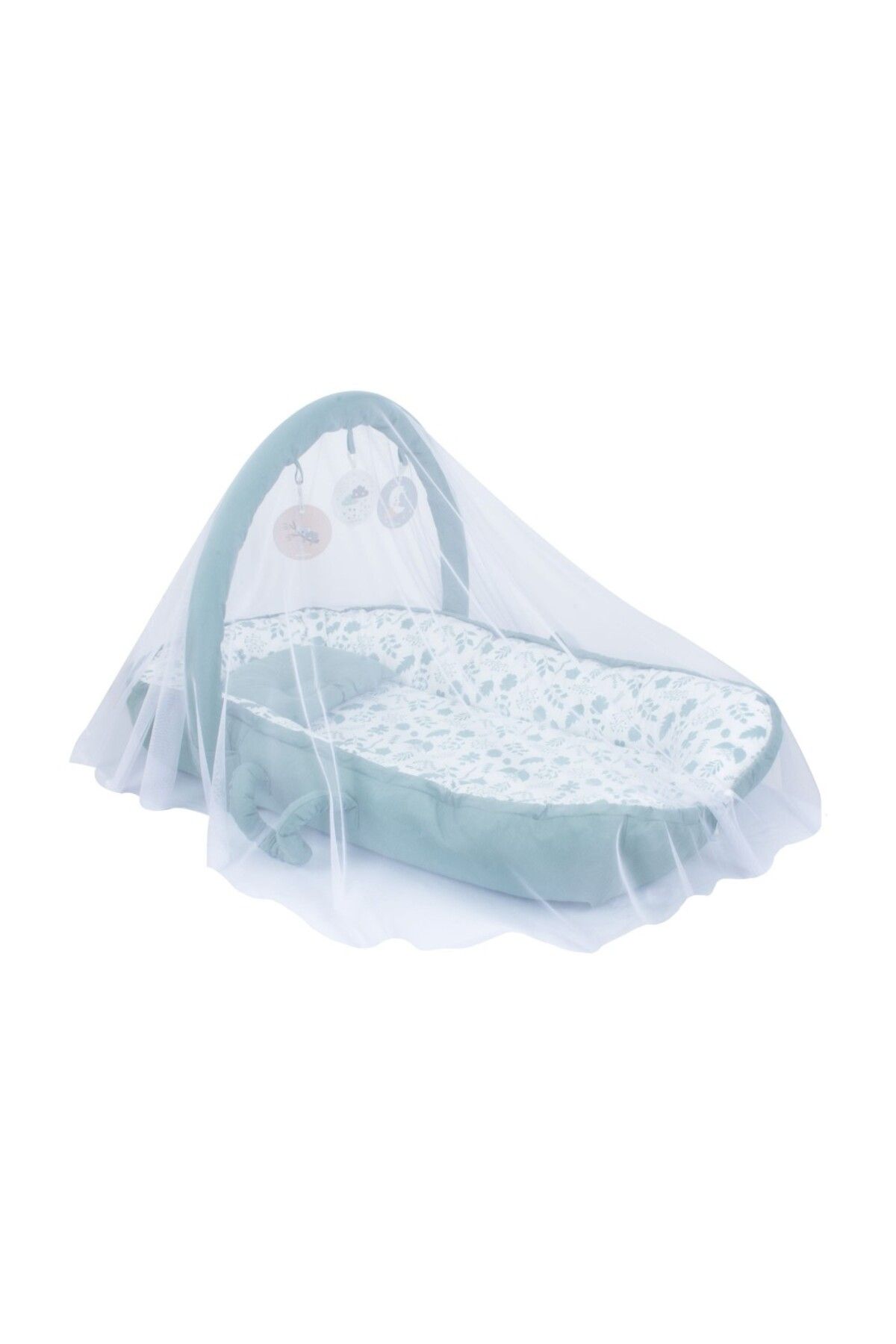 Sevi Bebe Çok Fonksiyonlu Anne Yanı Reflu Yatağı Art-276 Yaprak Desen