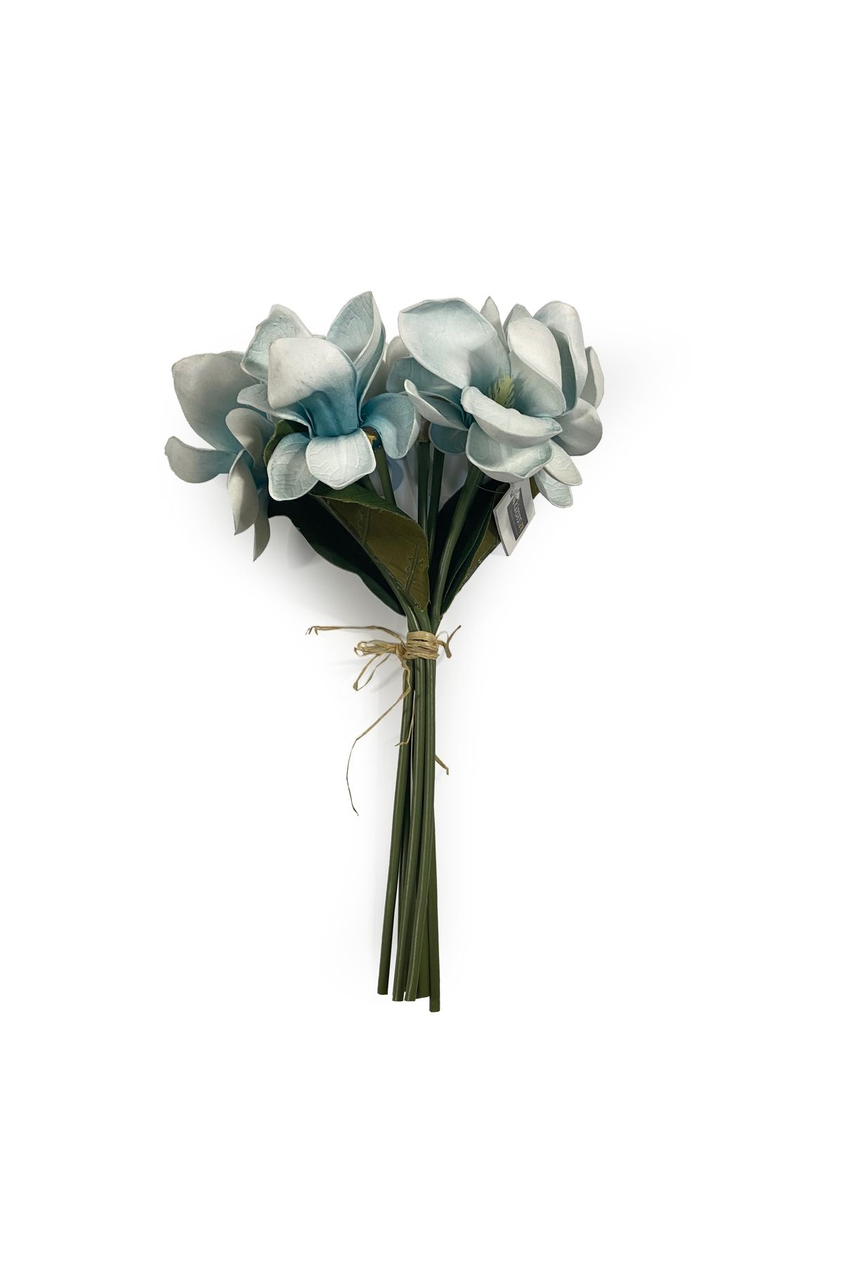 Çınar çiçekçilik Yapay Çiçek Lateks Manolya 7'li Demet 30 cm yükseklik