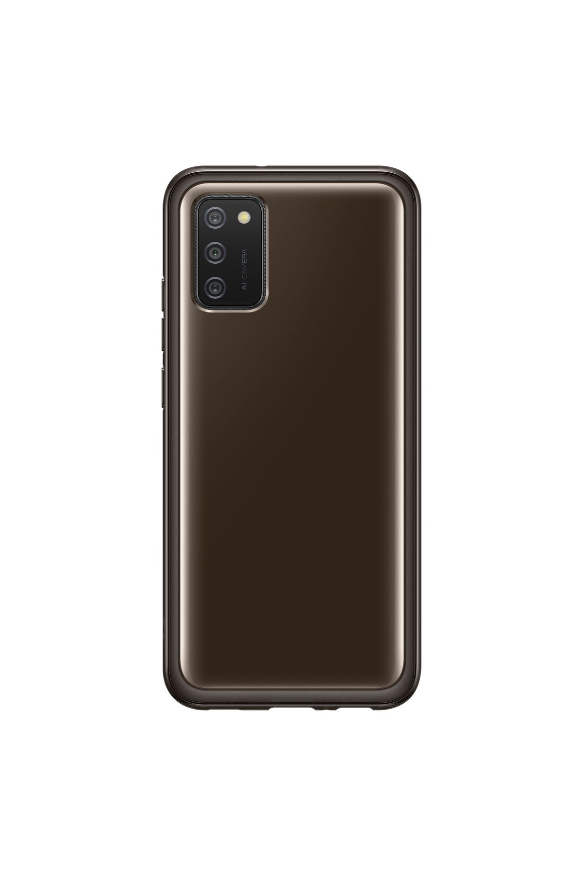 Samsung Galaxy A02s Yumuşak Şeffaf Kılıf Siyah