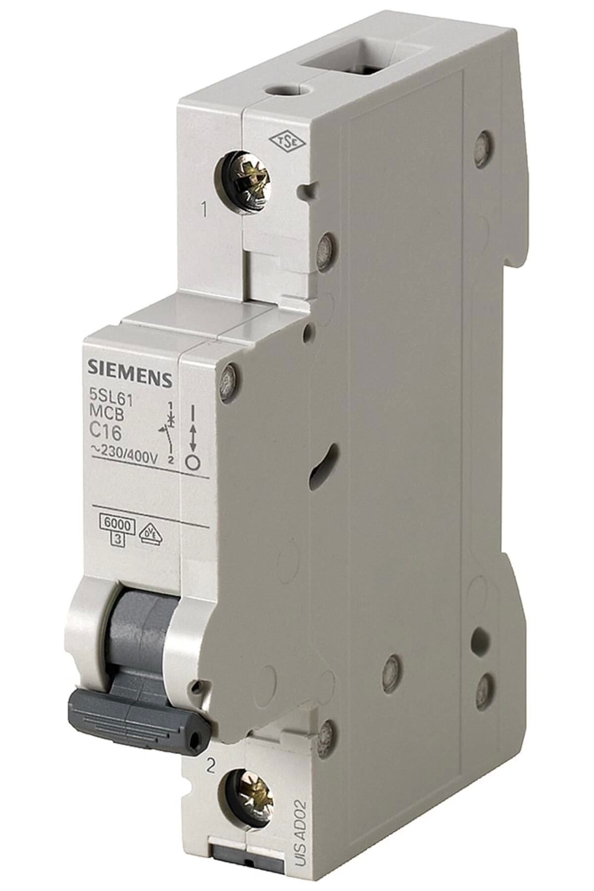 Siemens 5SL6110-6YA 1 Fazlı 10 Amper B Tipi (Çabuk Karakterli) 6kA Otomatik Sigorta