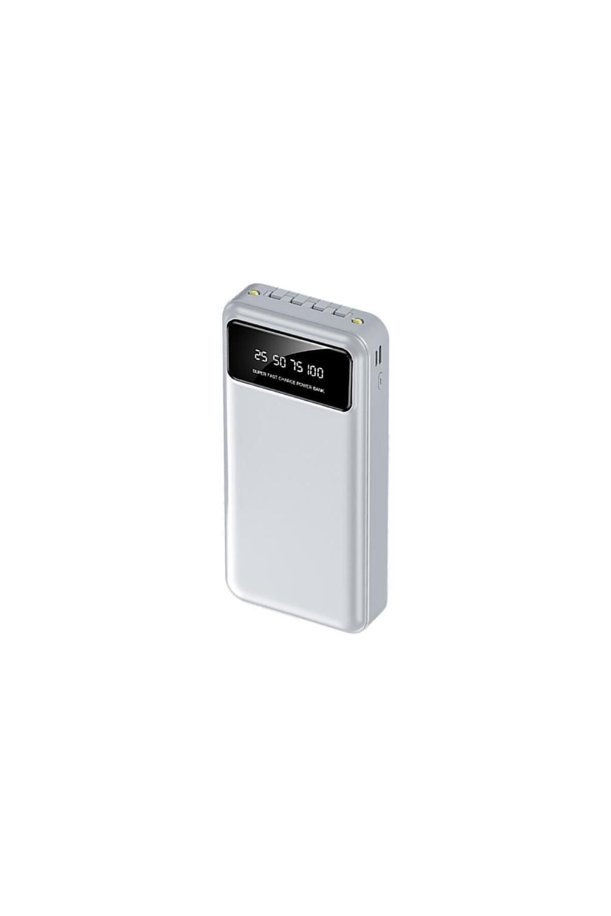 Sunix 24000 Mah Dahili Kablolu Led Ekranlı Powerbank Pb-41 Beyaz