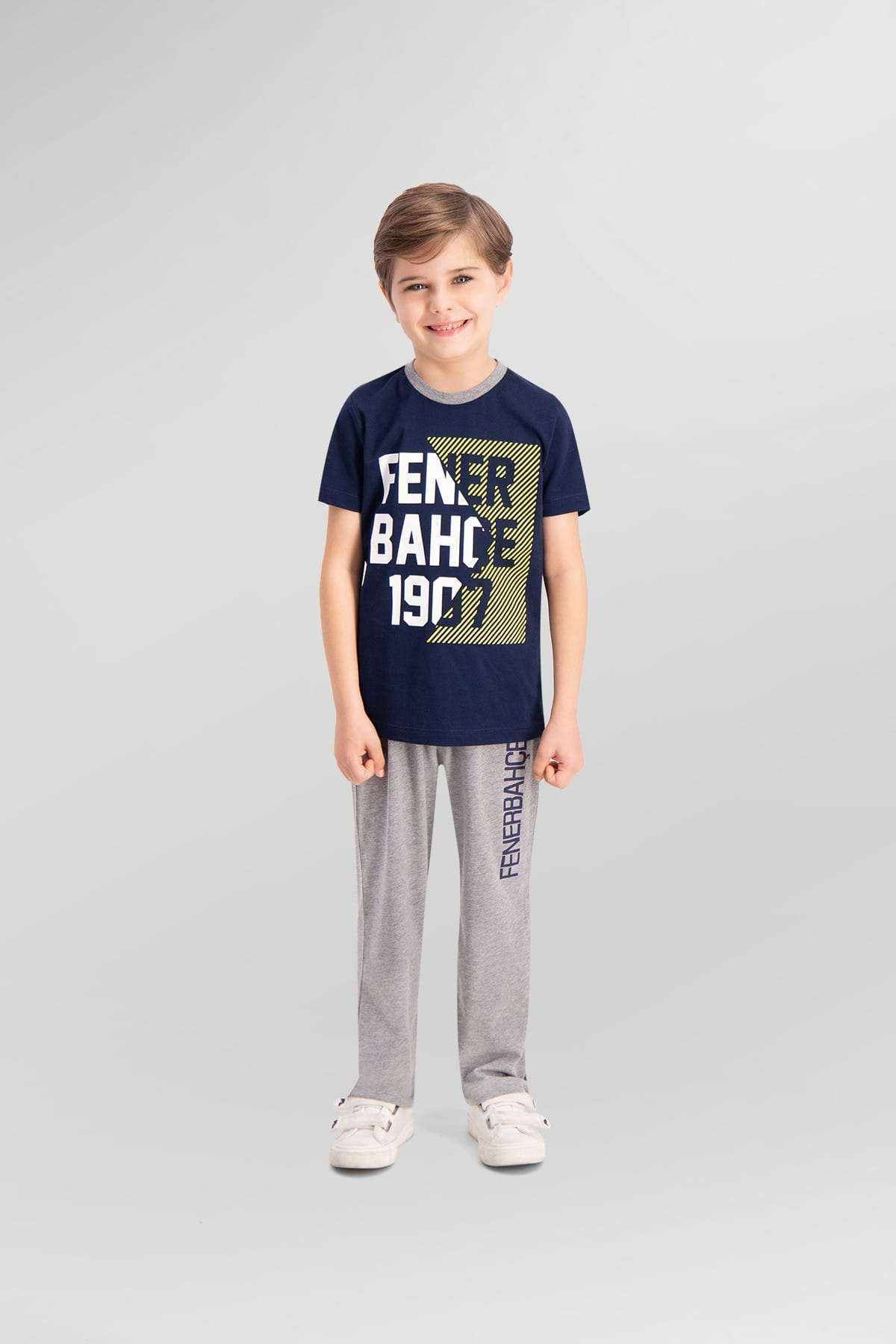 Fenerbahçe Lisanslı Lacivert Erkek Çocuk Pijama Takımı