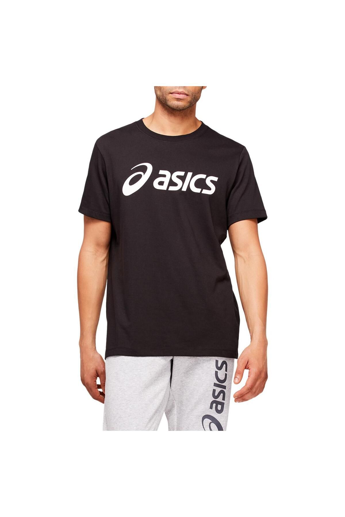 Asics Big Logo Tee Erkek Siyah Kısa Kollu Tshirt 2031a978-001