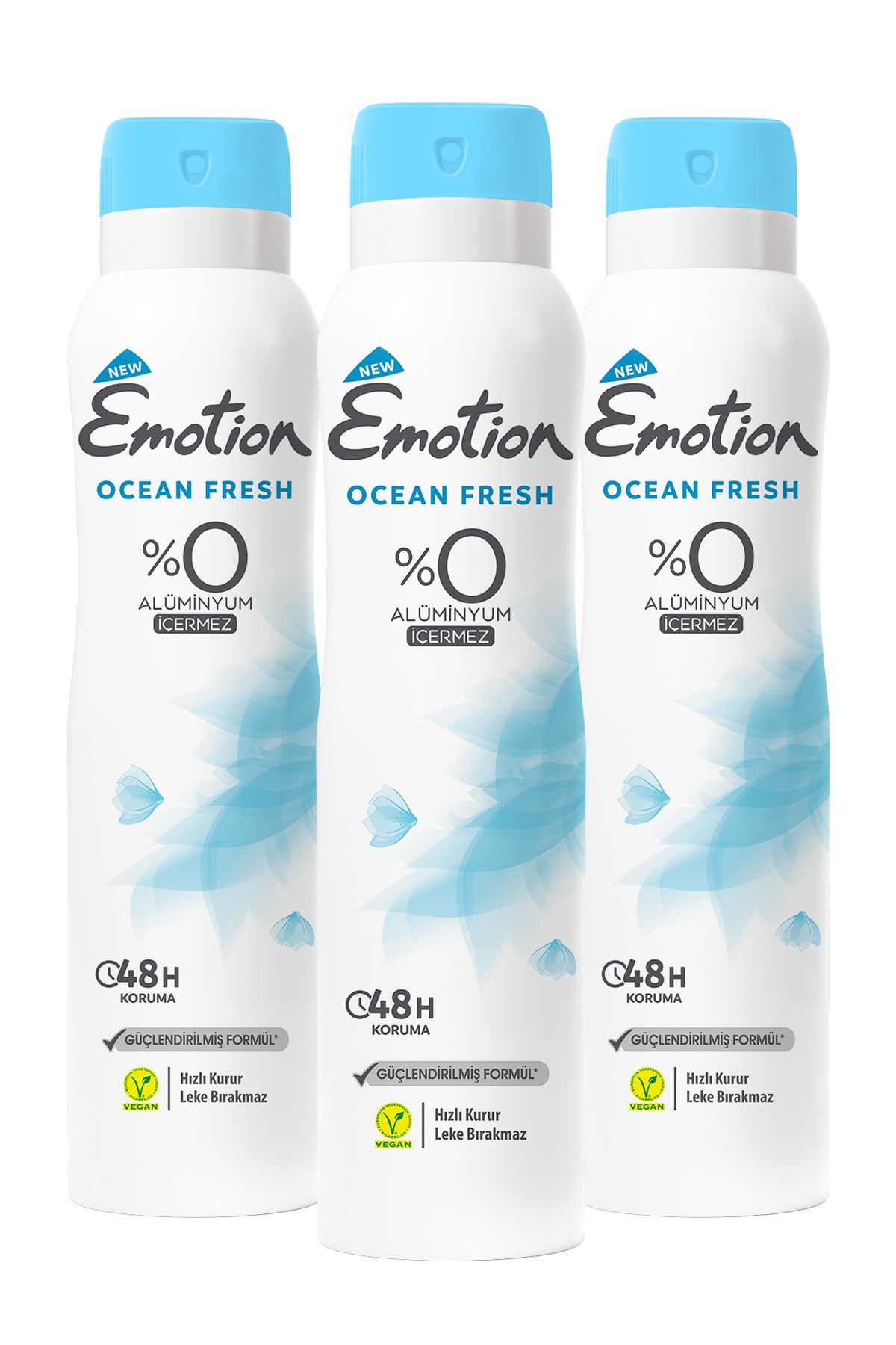 Emotion Ocean Fresh Kadın Deodorant 3x150ml
