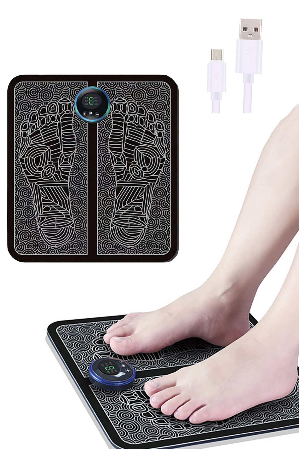 TechnoStation Ayak Masaj Aleti - Elektrikli Taşınabilir Kas Sağlık Gevşeme Cihazı