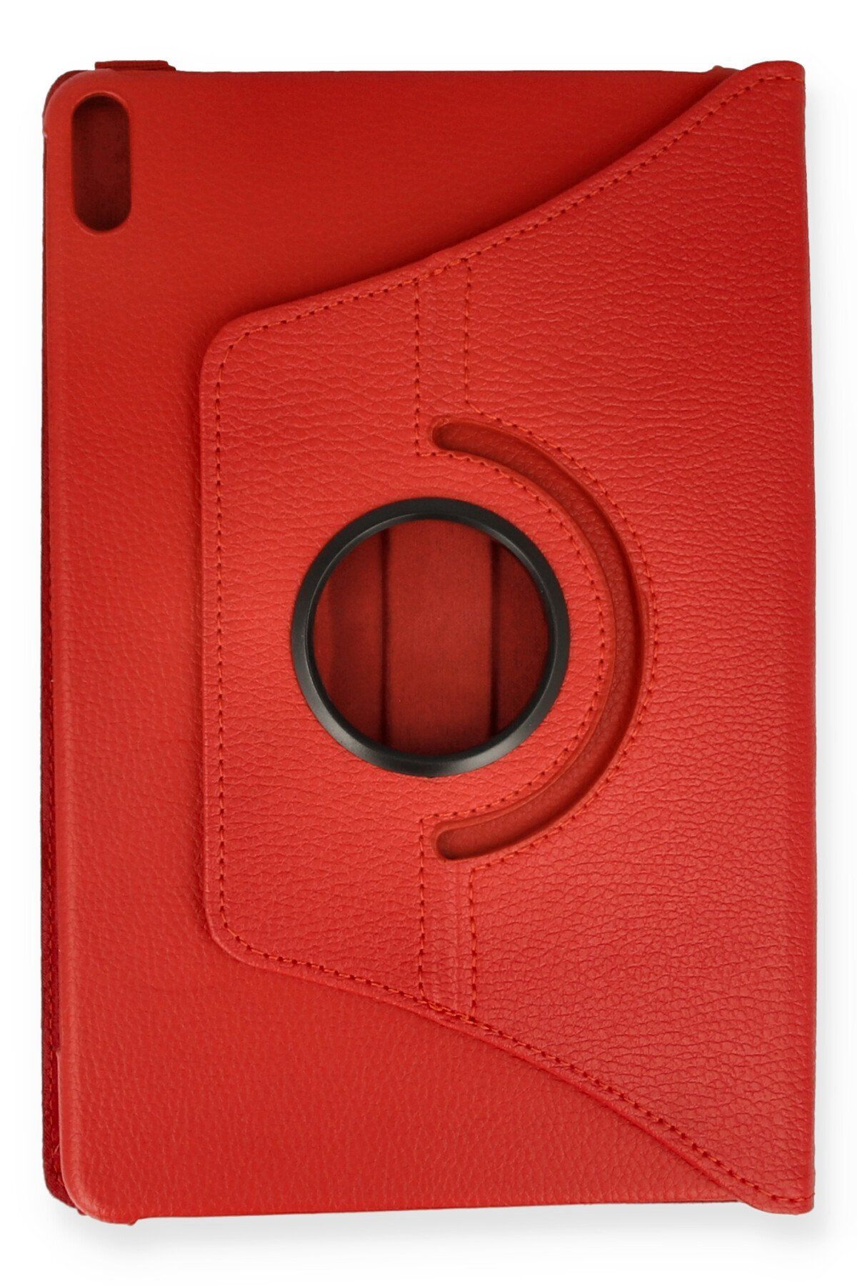 NewFace Huawei Honor Pad 8 Kılıf 360 Tablet Deri Kılıf - Kırmızı 374113