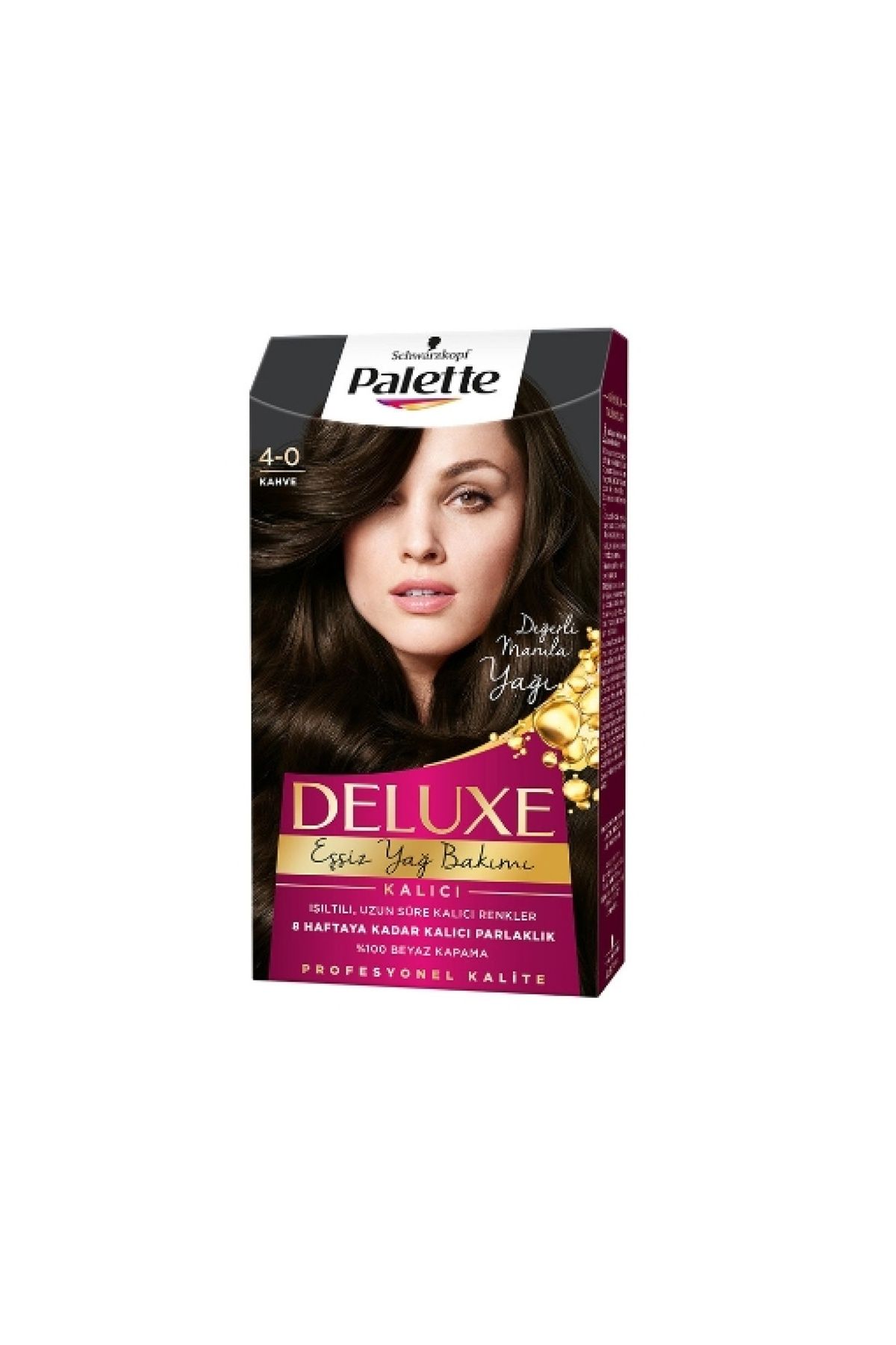 Palette Deluxe Saç Boyası Kahve 4-0 (2'li)