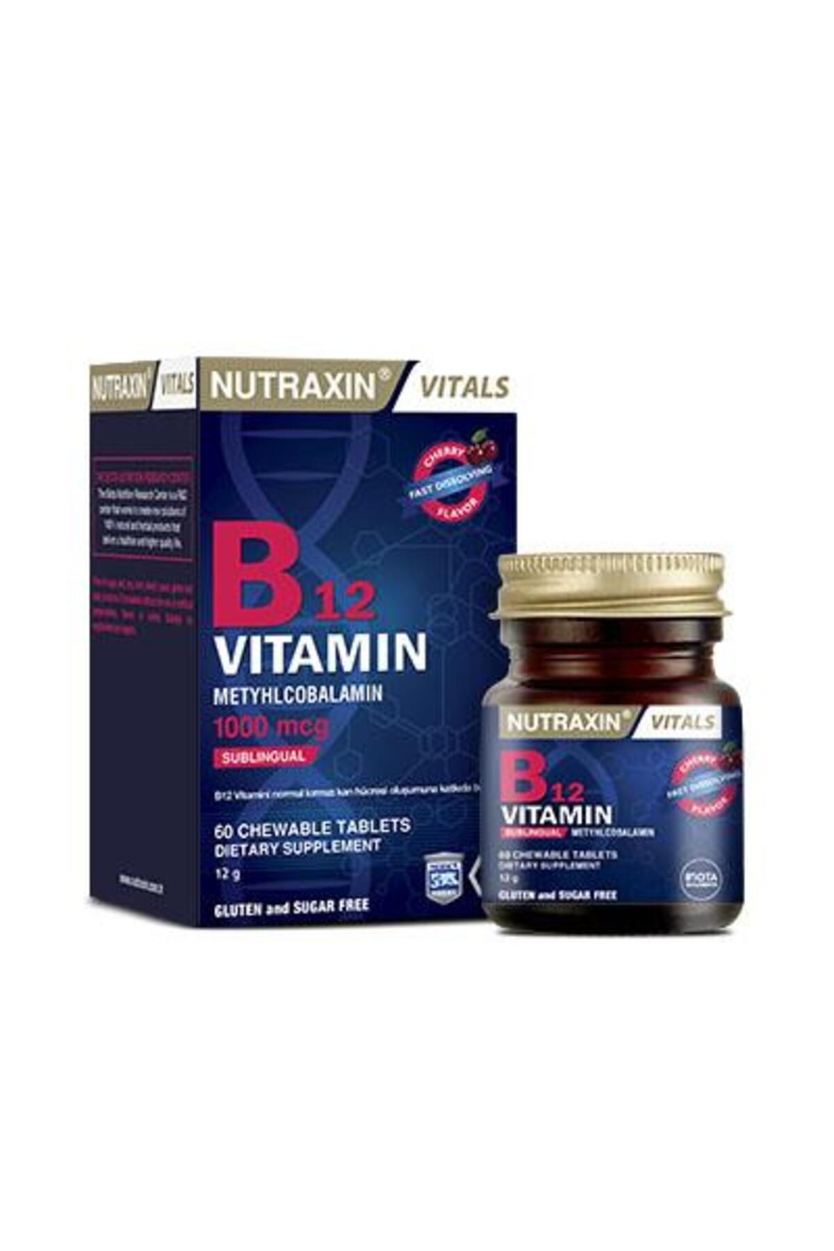 Nutraxin B12 Vitamini (1000 Mcg) - Dil Altı Tableti