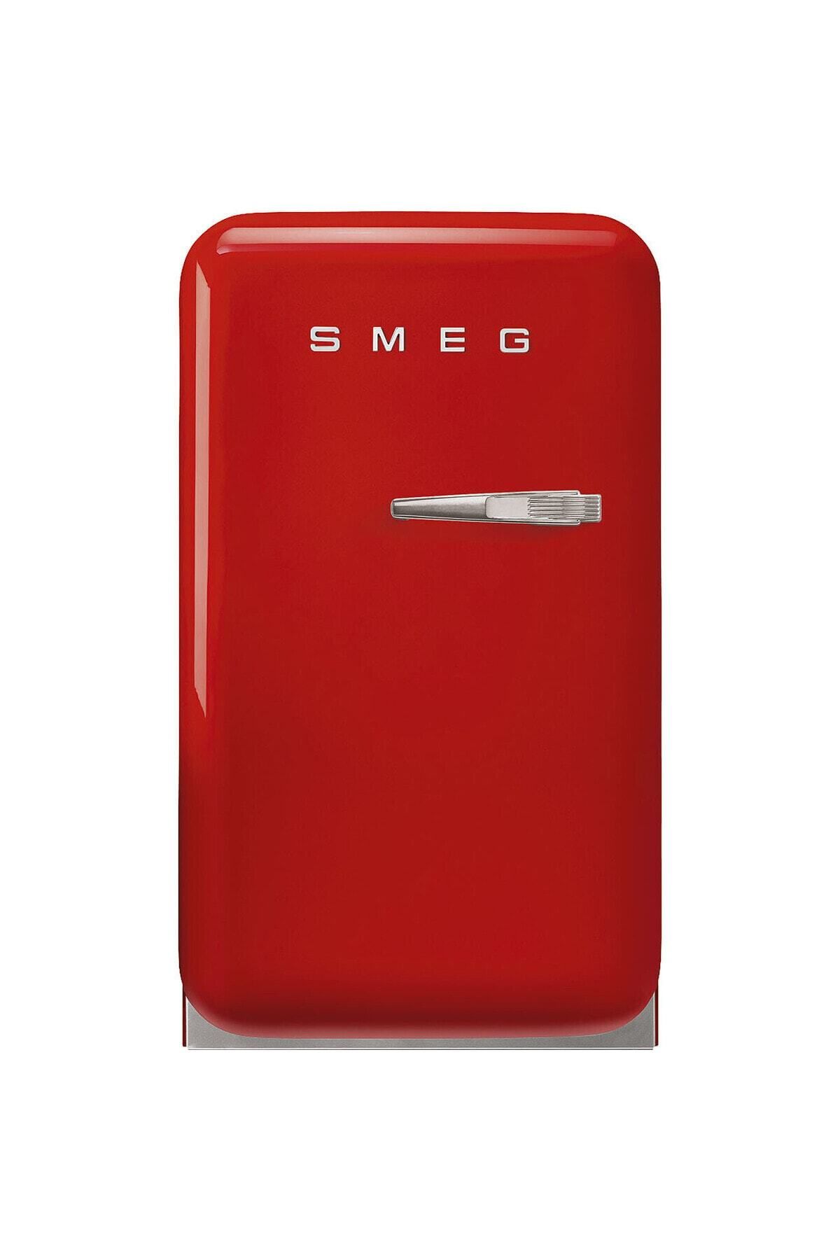 Smeg 50'S Style Retro Kırmızı Mini Buzdolabı FAB5LRD Sol Kapı