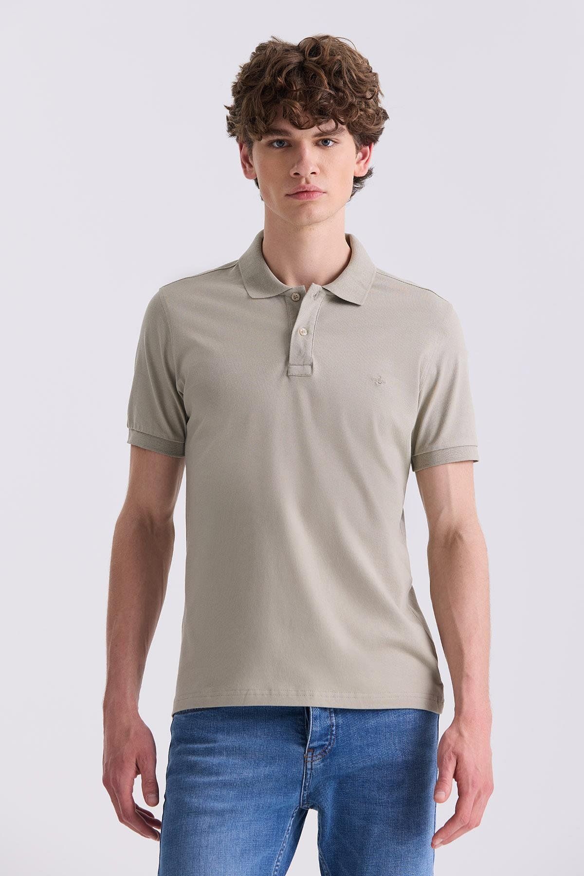Jakamen Cağla Slim Fit Polo Yaka T-Shirt