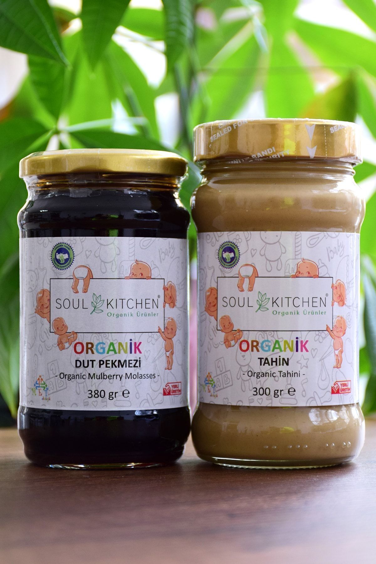 Soul Kitchen Organik Ürünler Organik Bebek Dut Pekmezi (soğuk Sıkım) + Organik Bebek Tahin Avantaj Paketi