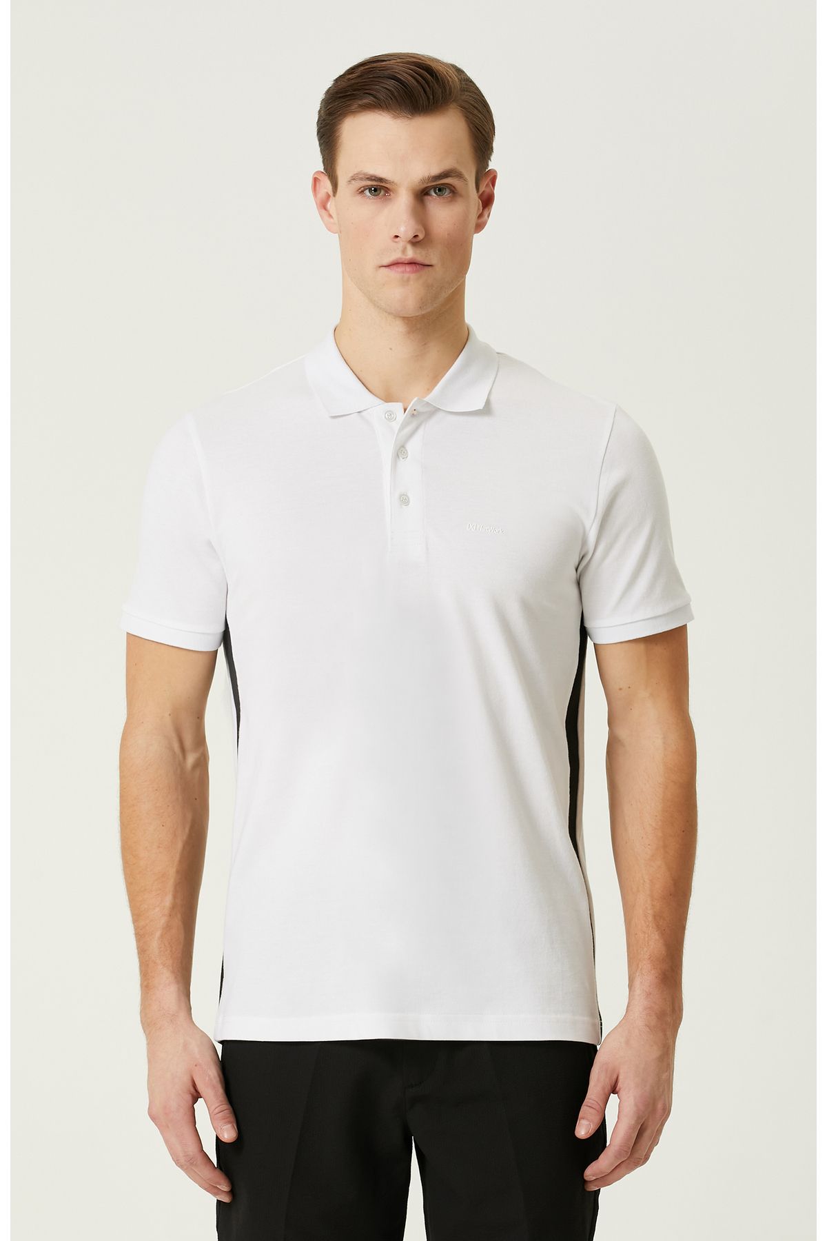 Network N-Tech Beyaz Polo Yaka T-Shirt