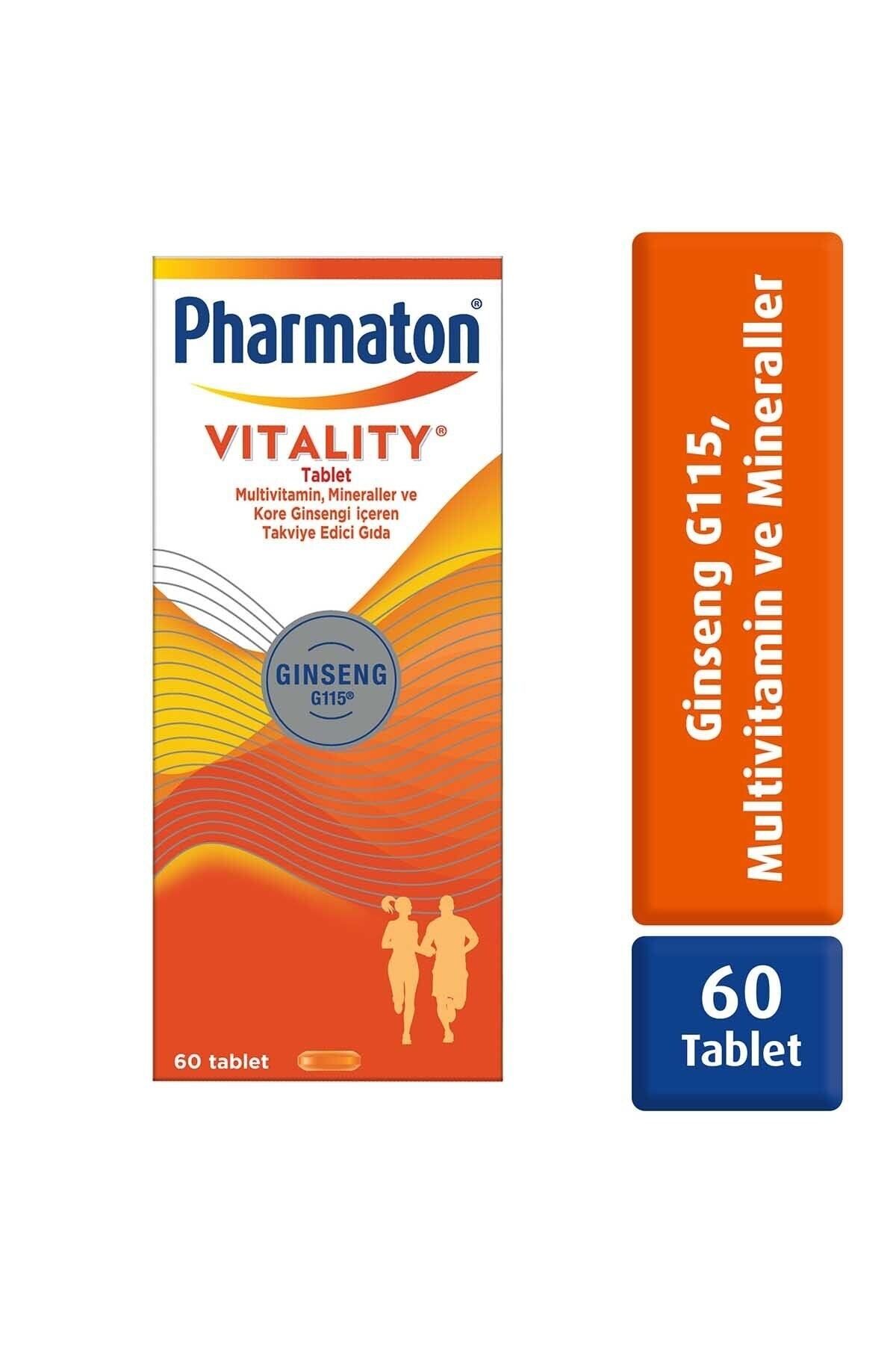 Pharmaton Vitality 60 Tablet - Ginseng G115, Multivitamin Ve Mineraller