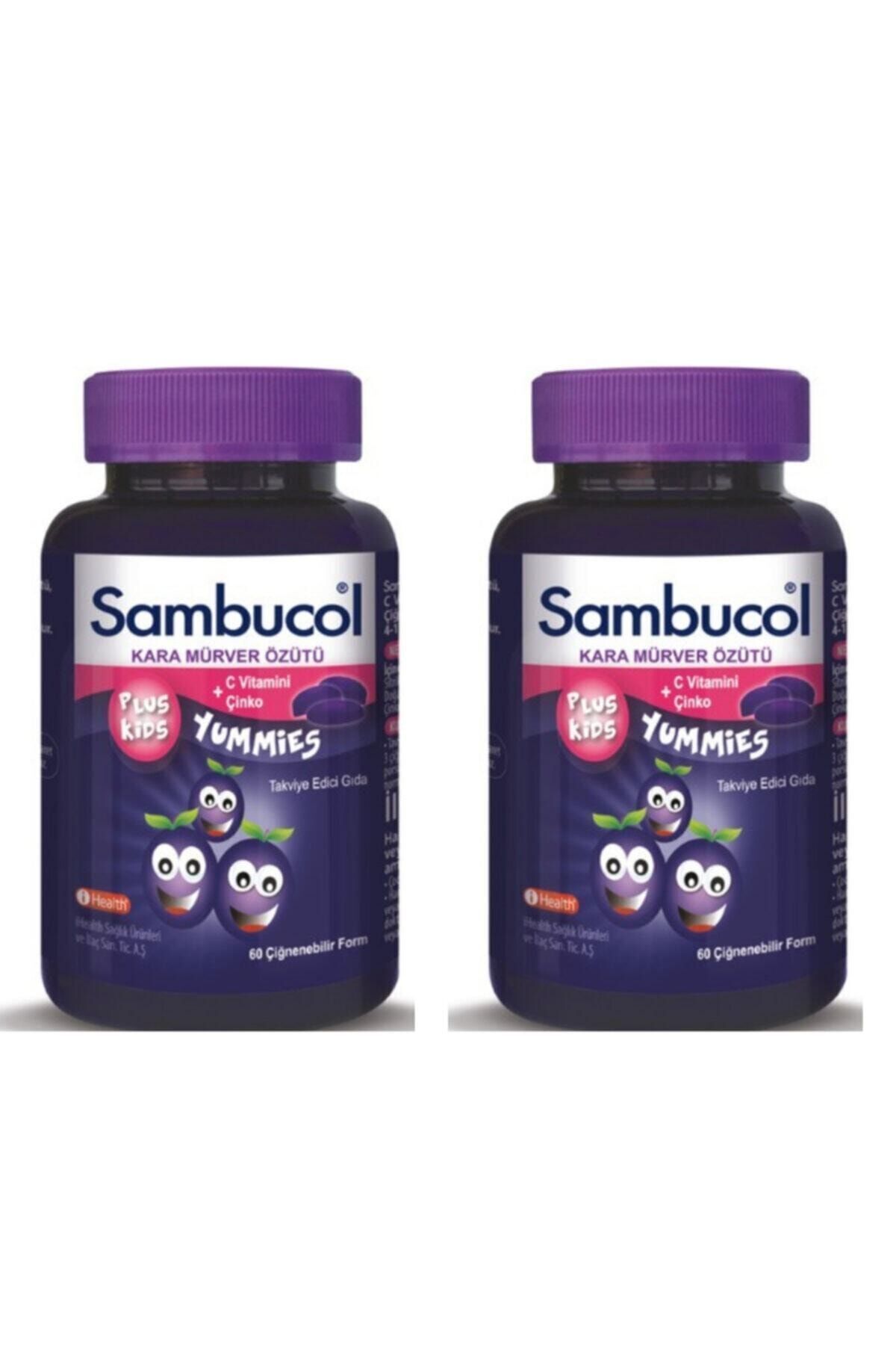 Sambucol Plus Kids Yummies 60 Çiğneme Tableti 2 Adet