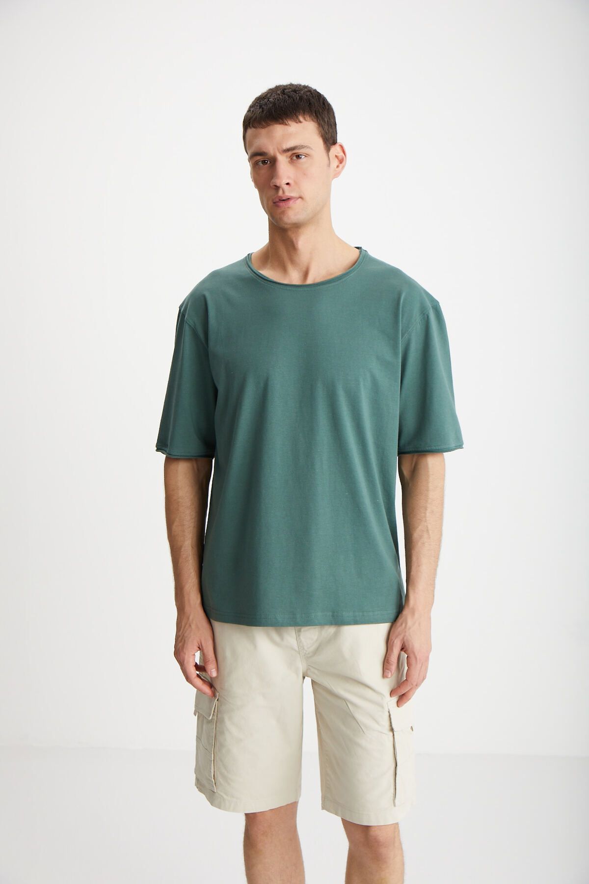 GRIMELANGE DAVINSONO Erkek Yeşil T-Shirt