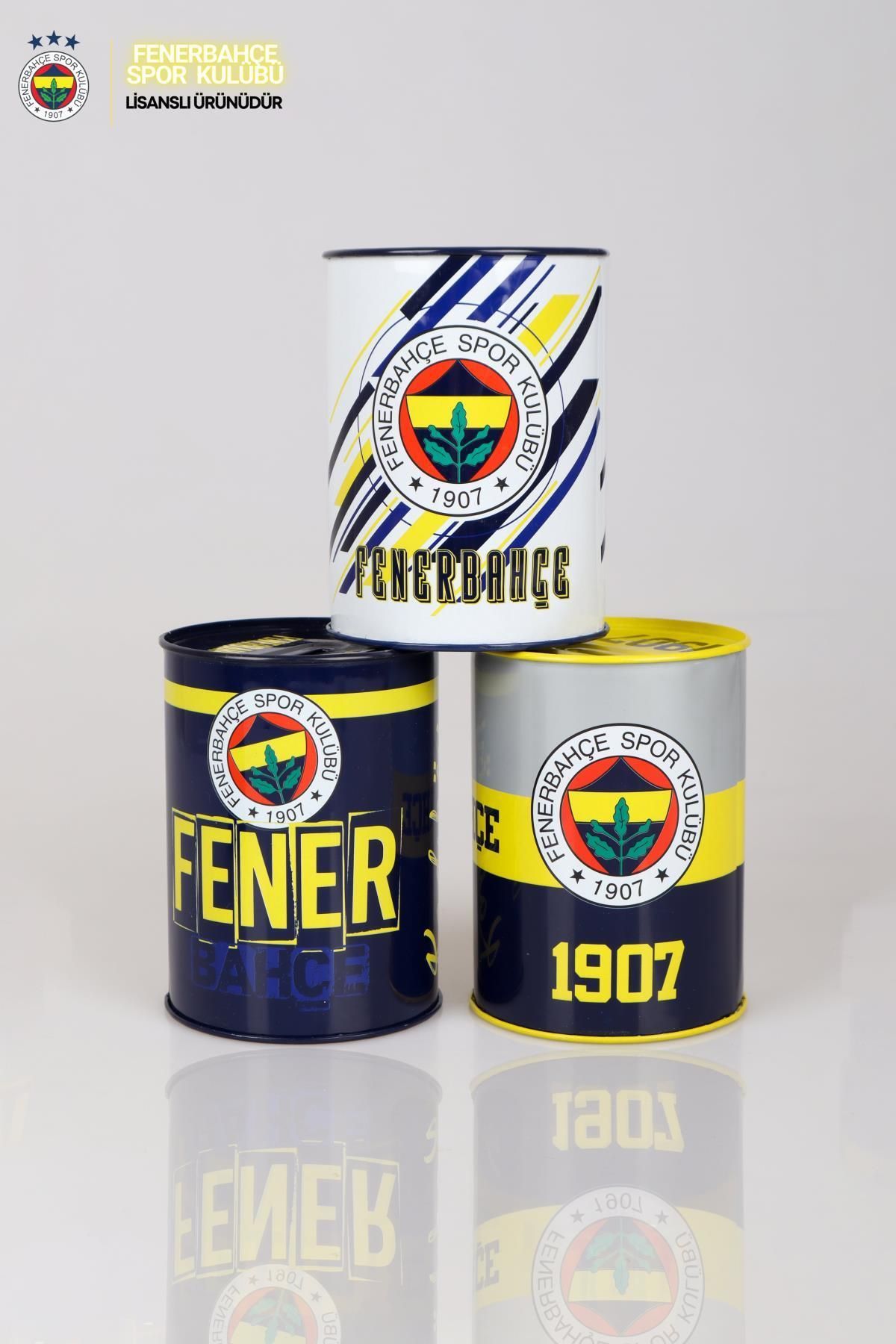 Fenerbahçe Yeni Sezon Lisanslı Fenerbahçe Metal Kumbara