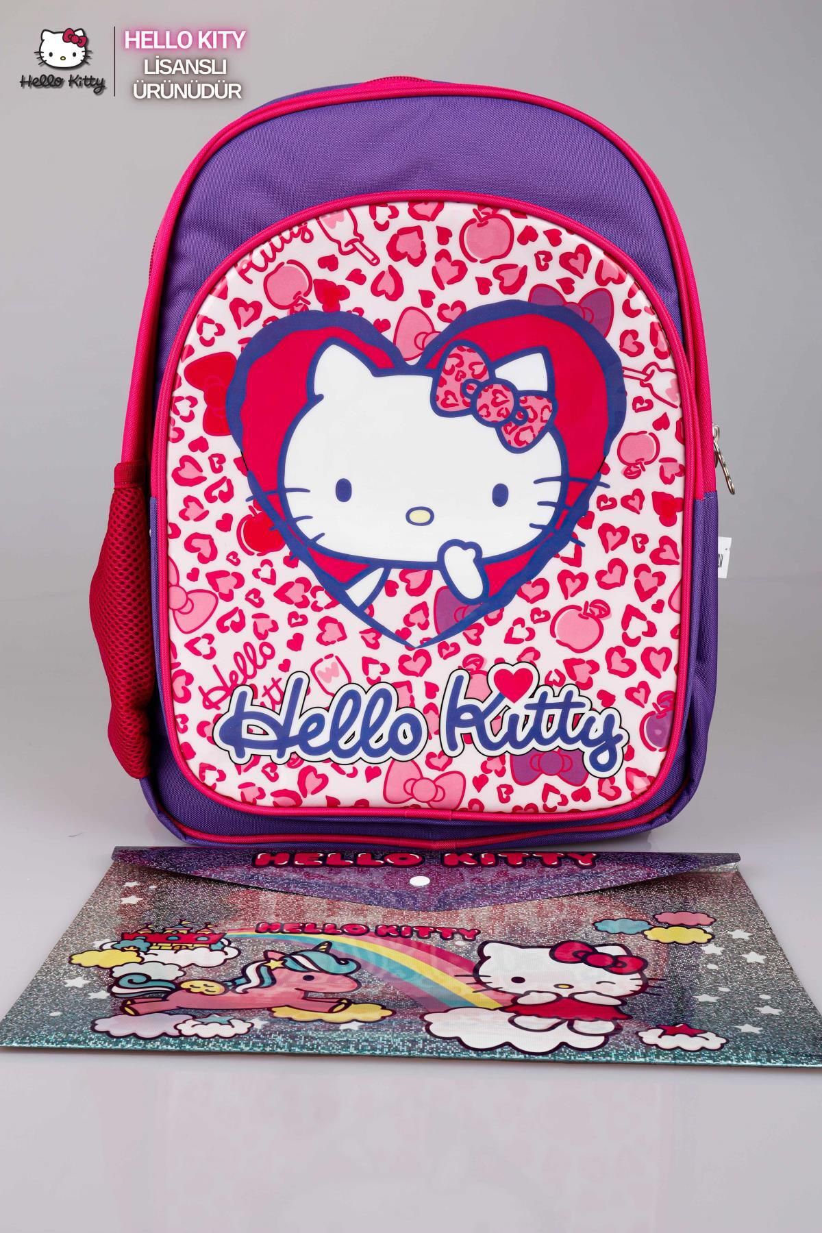 Hello Kitty Dekomus Ile Yeni Sezon Lisanslı Okul Çantası *çıtçıt Dosya Hediyeli*