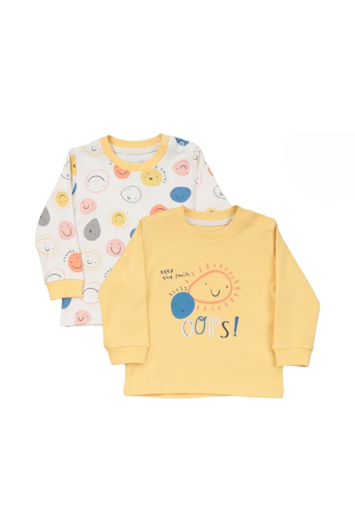Miniworld 18110 2'li Sweatshirt Sarı