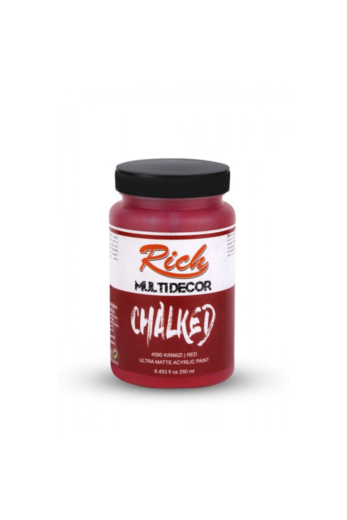 Rich Kırmızı chalked akrilik mobilya boyası 250 cc (4590)