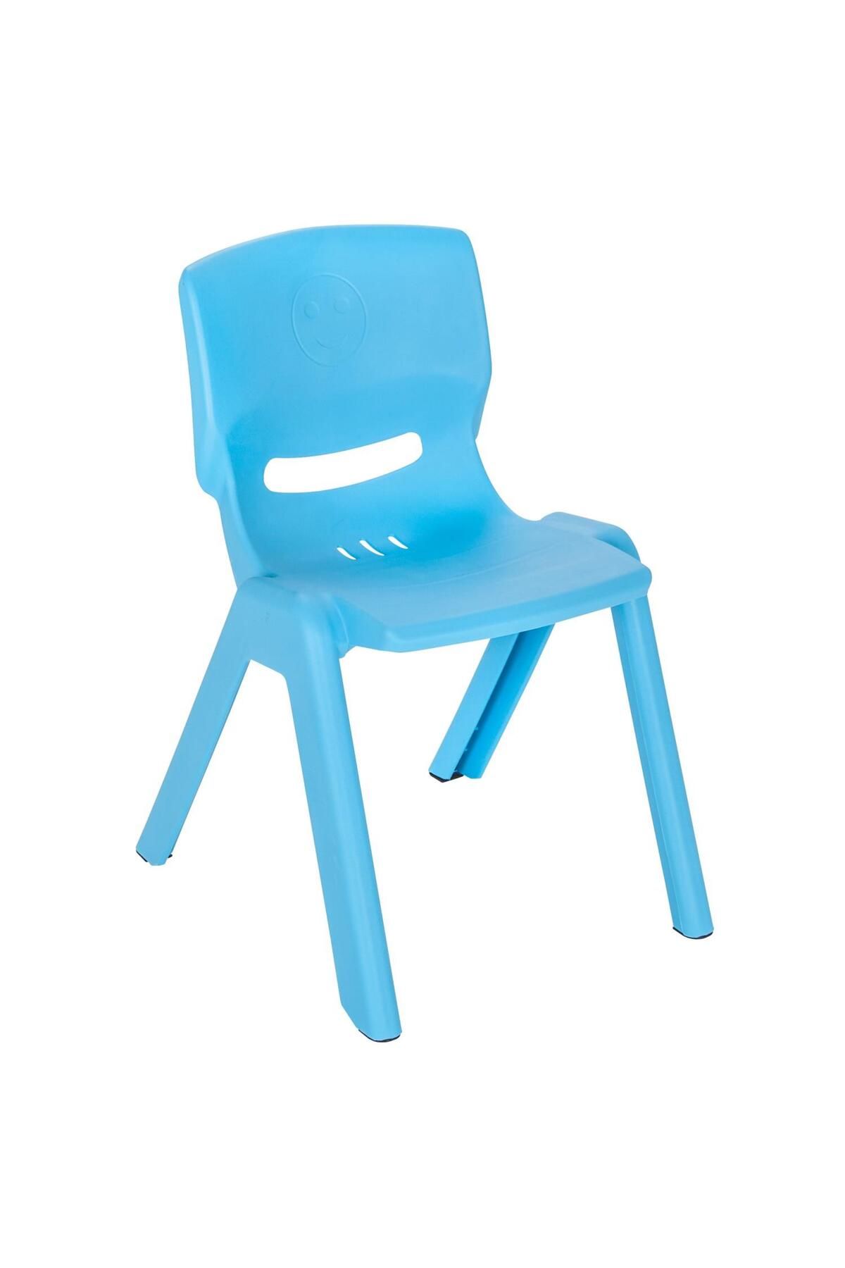 PİLSAN Pilsan Oyuncak Hapyy Sandalye Mavi Plastik Çocuk Sandalyesi