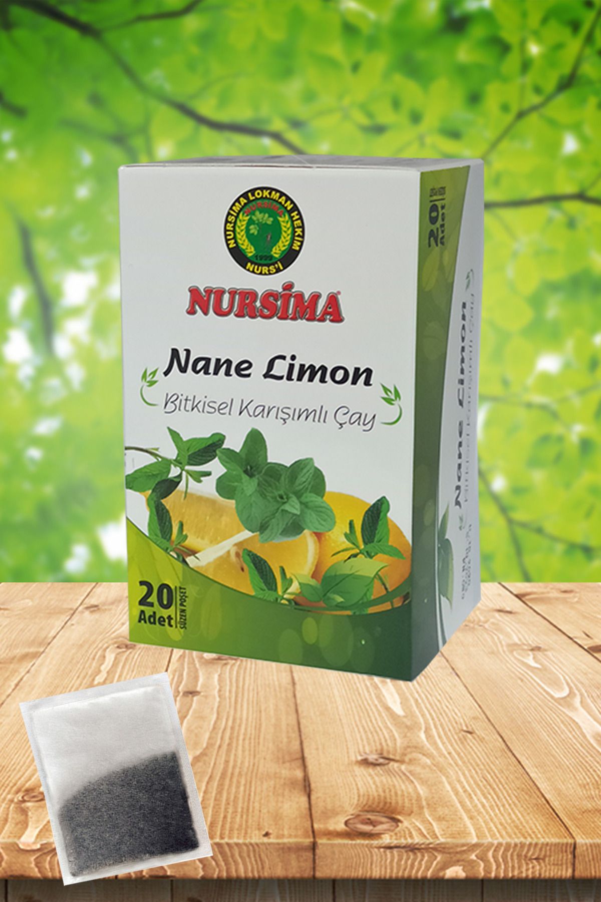 Nursima Nane Limon Bitkisel Karışımlı Çay 20 'li Süzen Poşet