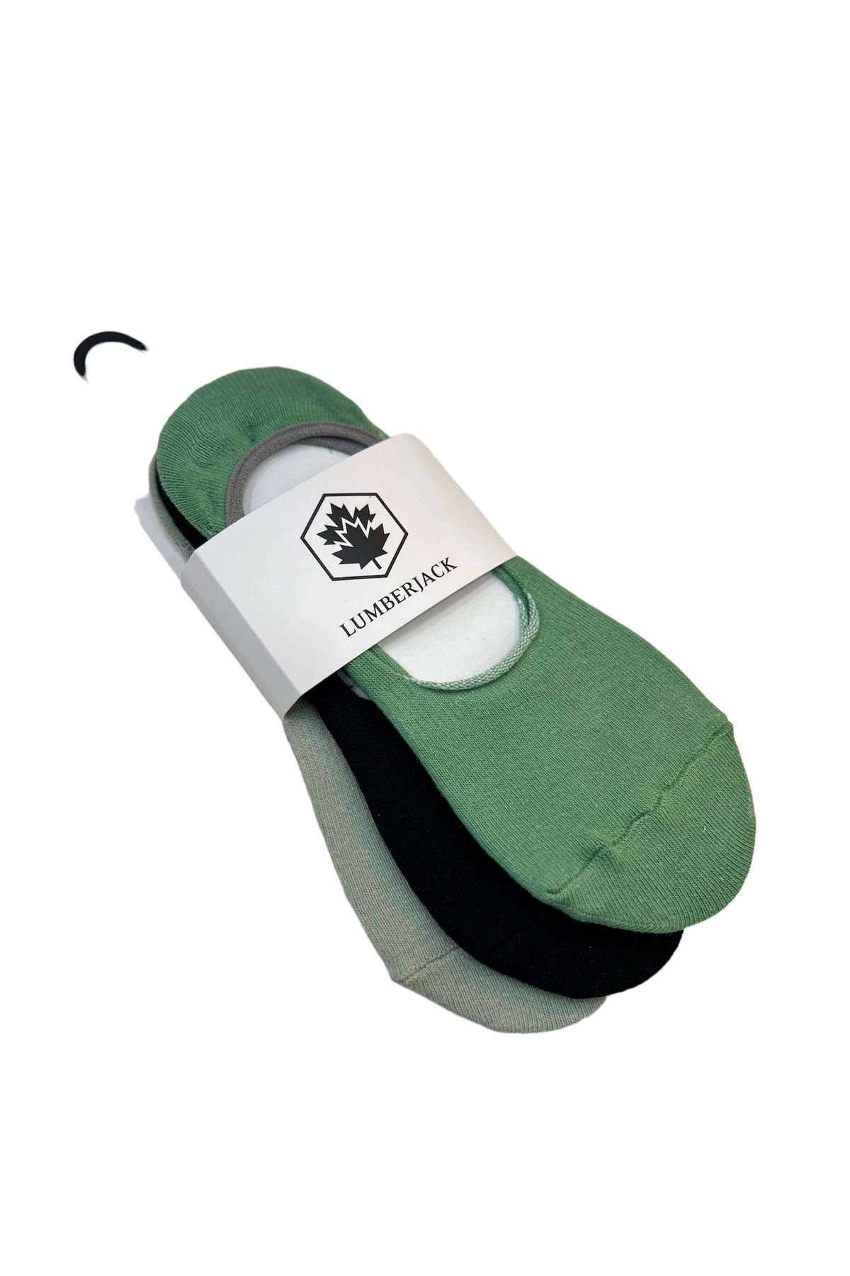 Lumberjack Deliah Yeşil - Siyah - Mint Kadın Babet Çorap