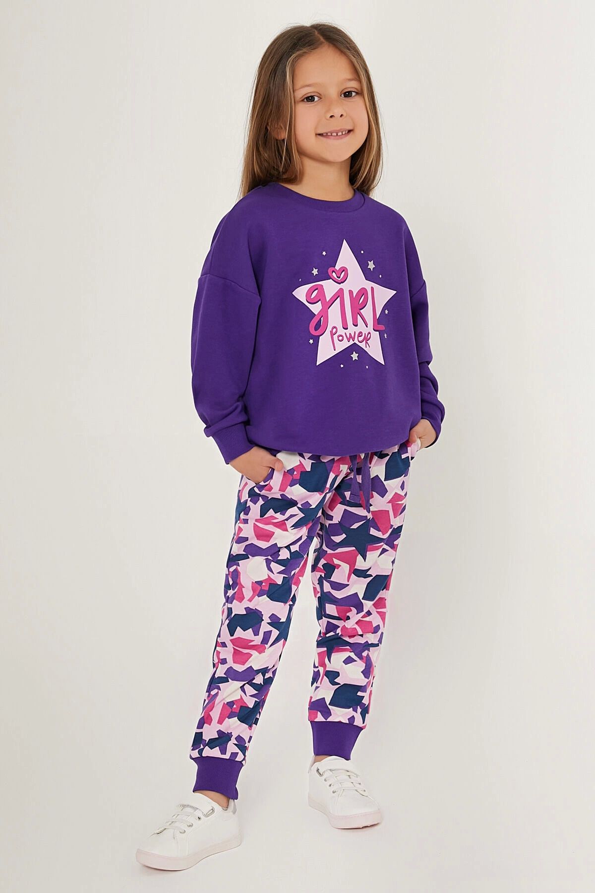 Arnetta 3278-2 Kız Çocuk Uzun Kollu Pijama Takımı