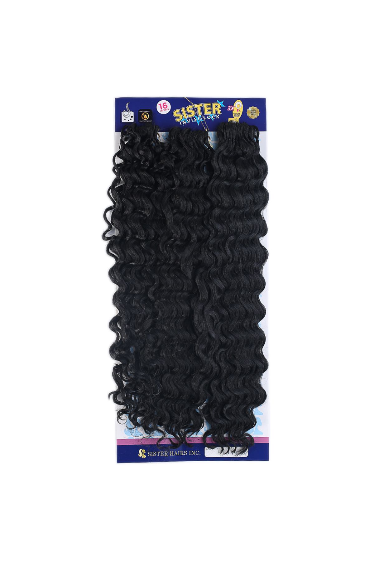 Genel Markalar Lisinya201 Sister Afro Dalgası Saç/Siyah 1
