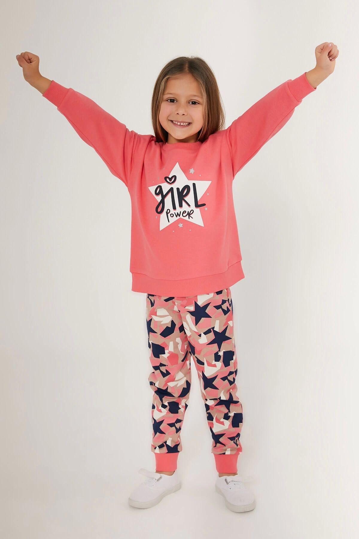 Arnetta Roly Poly 3278-2 Kız Çocuk Uzun Kollu Pijama Takımı