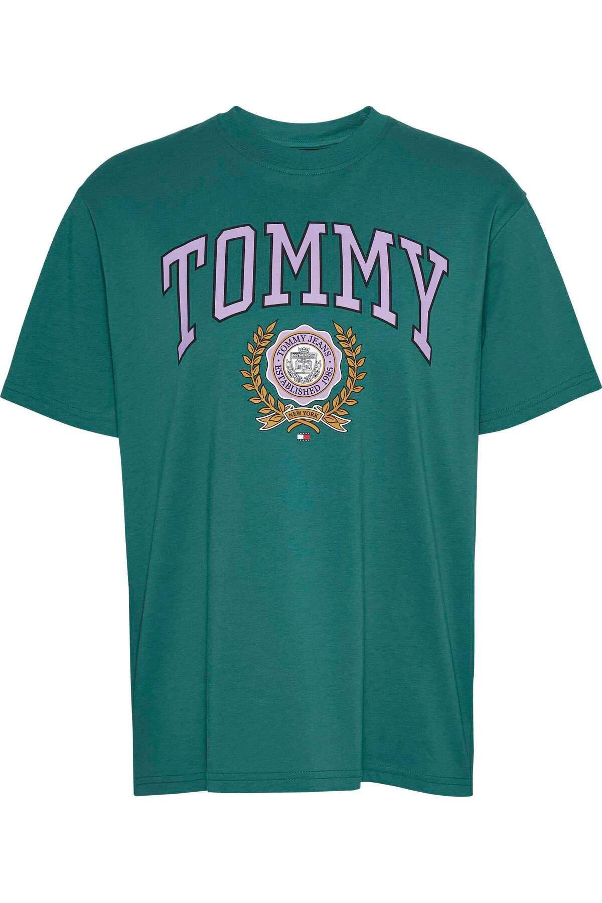 Tommy Hilfiger Tommy Jeans Kadın Relaxed Fit Varsıty Sport 3 T-shırt