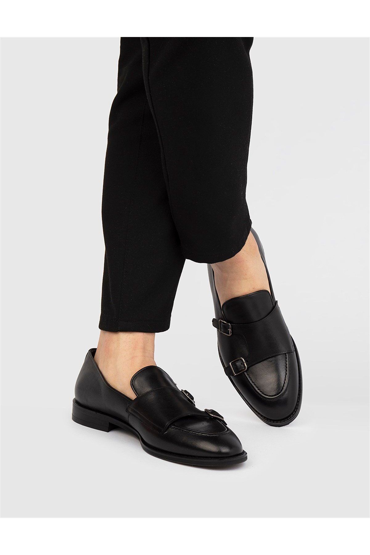 İlvi Craig Hakiki Deri Erkek Siyah Klasik Ayakkabı