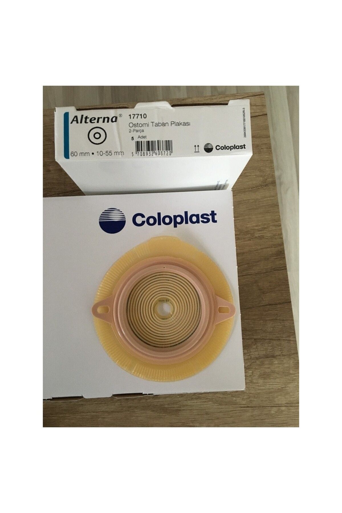 Coloplast Ostomi Taban Plakası Kulakçıklı 1 Adet 17710 (SADECE ADAPTÖR)