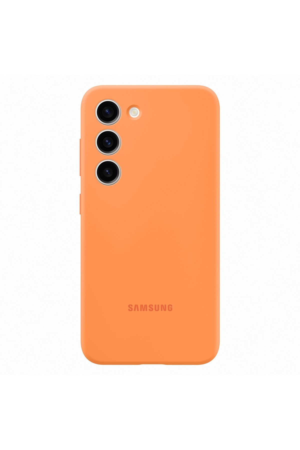 Samsung Galaxy S23 Silikon Kılıf - Turuncu