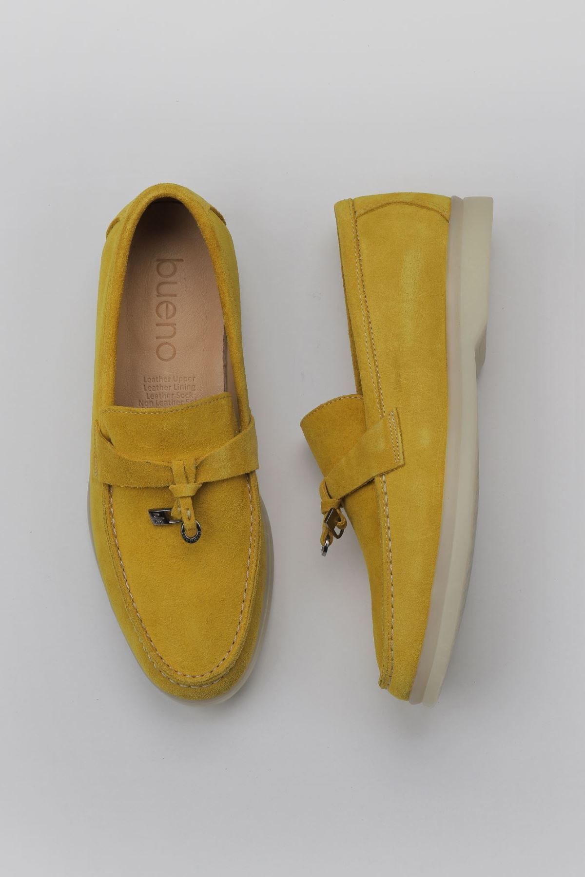 Bueno Shoes Sarı Süet Kadın Loafer
