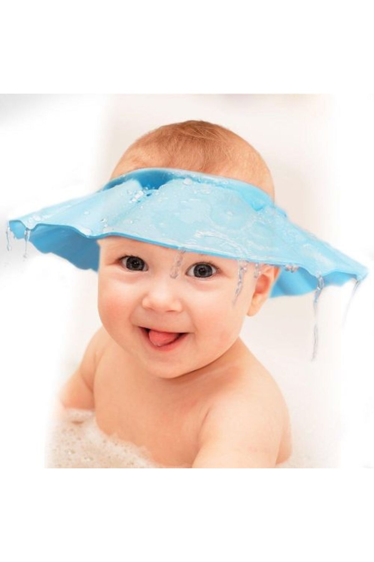 Genel Markalar Bebek Banyo Şapkası Mavi