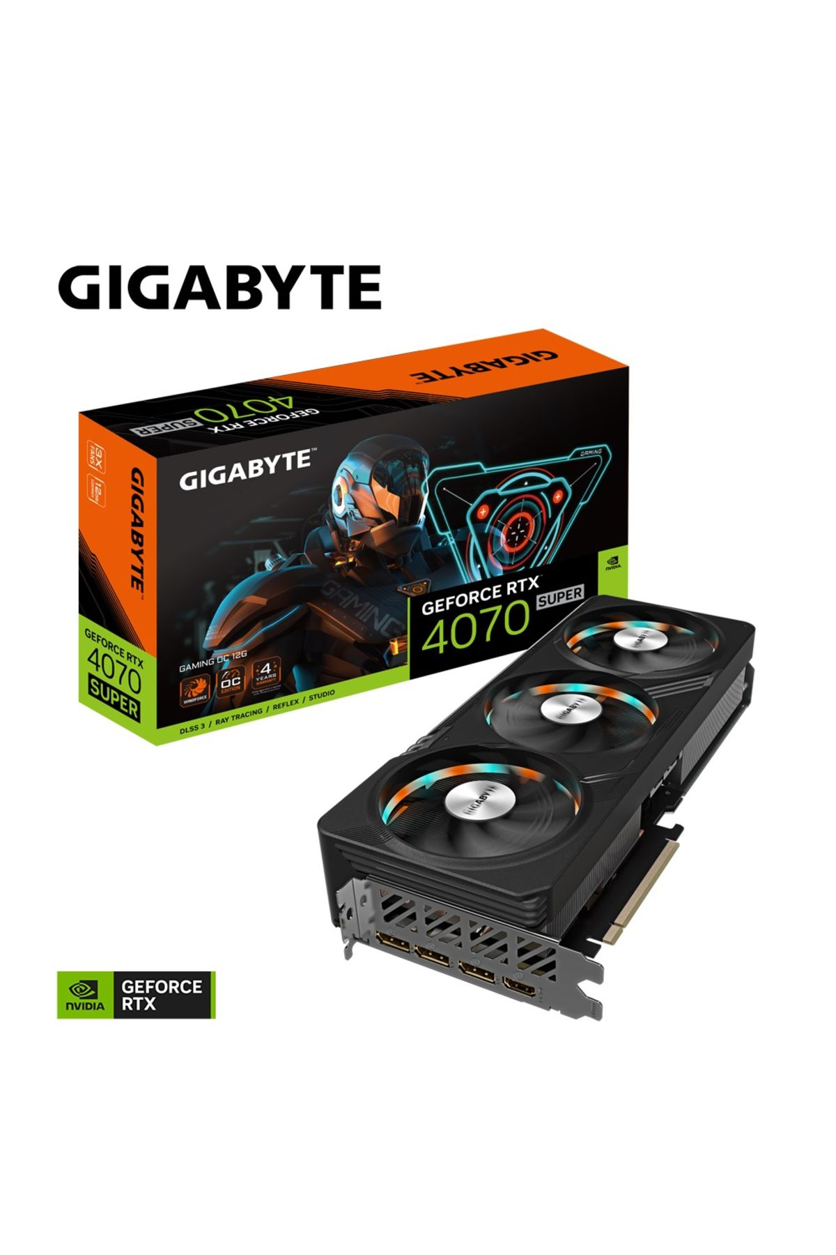 Gigabyte Geforce Rtx 4070 Super Gaming Oc 12gb Gv-n407sgamıng Oc-12gd 1.0 Gddr6x 192bit Dx12 Dlss 3