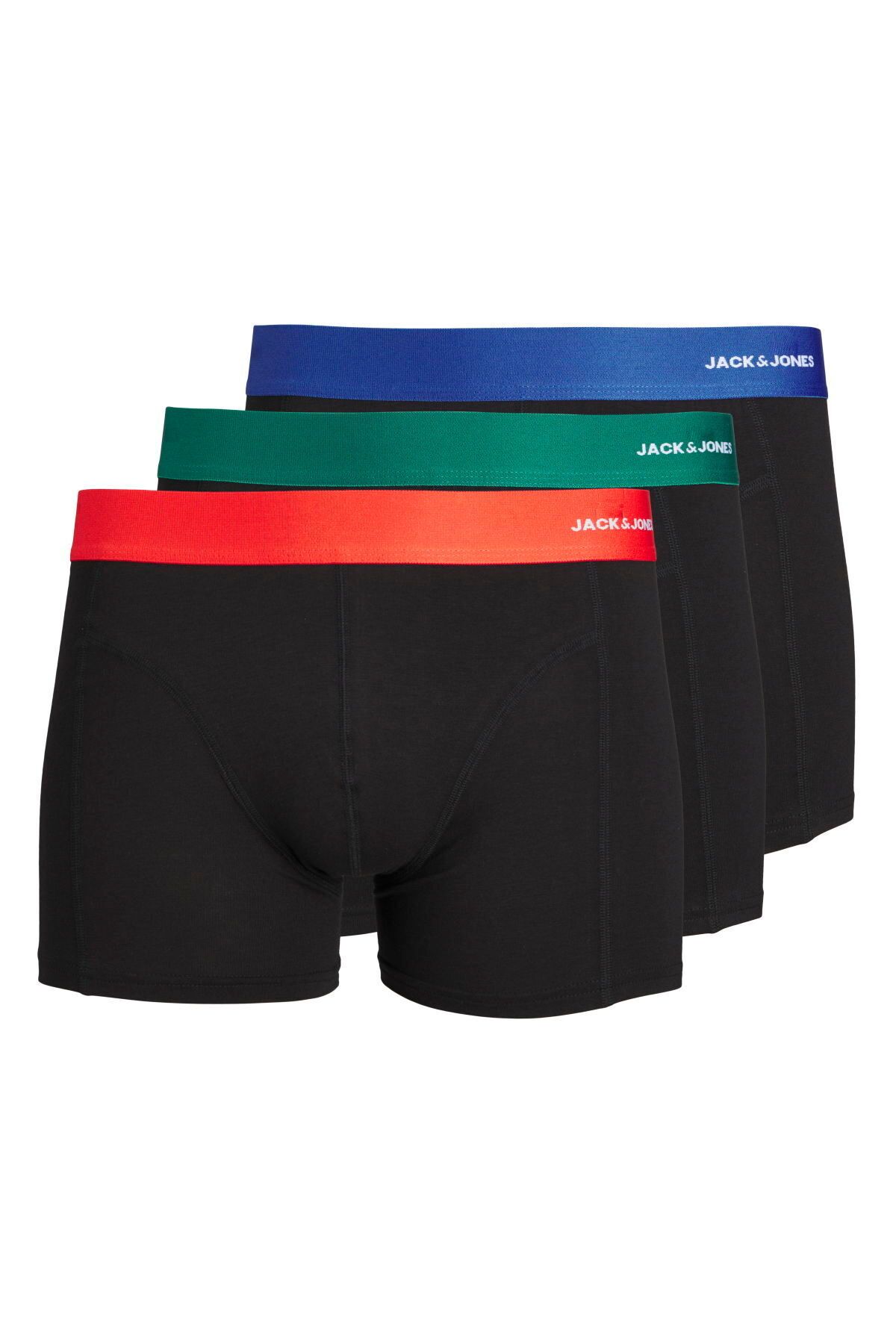 Jack & Jones Erkek 3'lü Bambu Boxer Paketi - Lucas