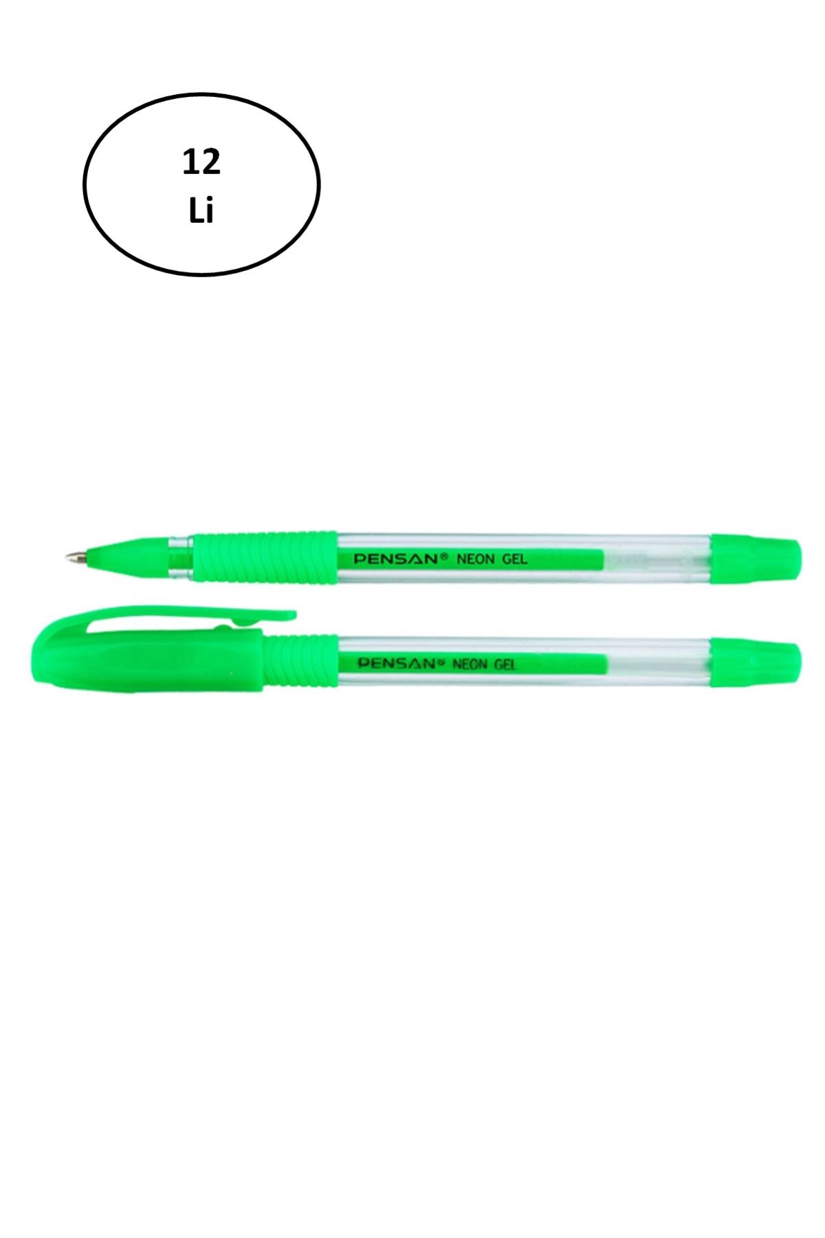 Genel Markalar Pensan Neon Jel Kalem Yeşil 1 Mm 12'li