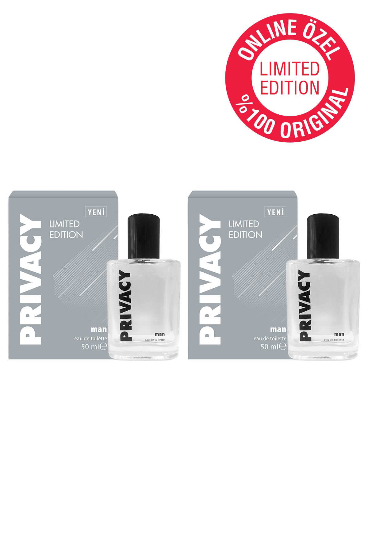 Privacy Men Limited Edition Edt Parfüm 2x50 ml Online Özel