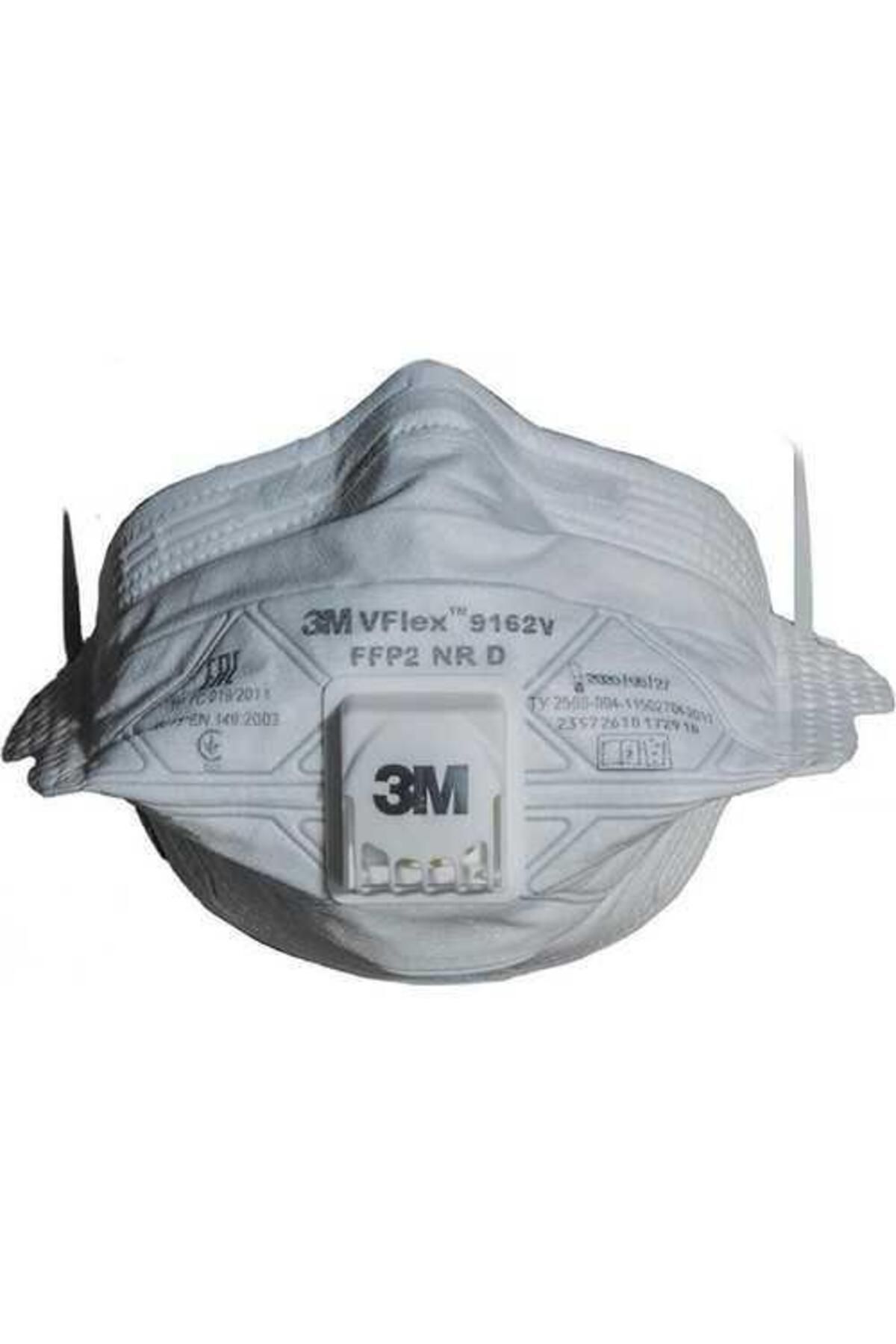 3M Vflex 9162v Ffp2 Ventilli Toz Ve Sis Maskesi Paket Içi 15 Adet