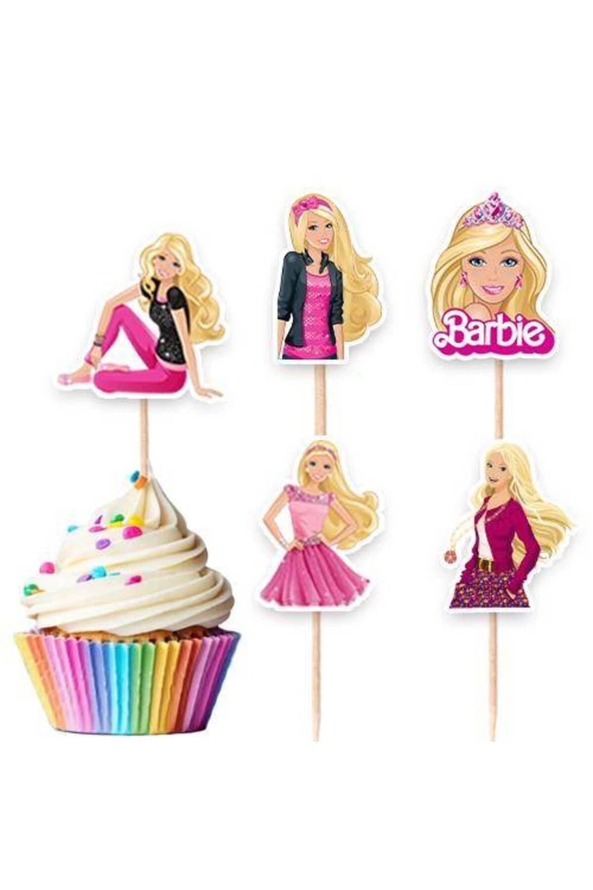 Parti Dükkanım Barbie Şekilli Kürdan 10 Adet