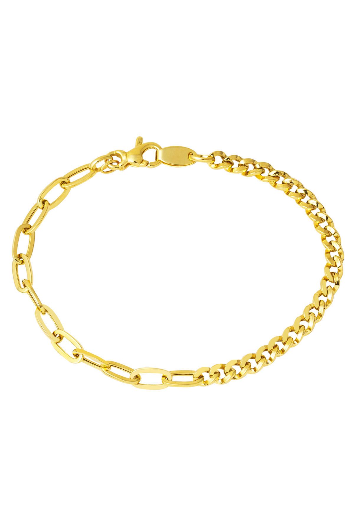 Bilezikci 14 Ayar Altın Tiffany Zincir Bileklik